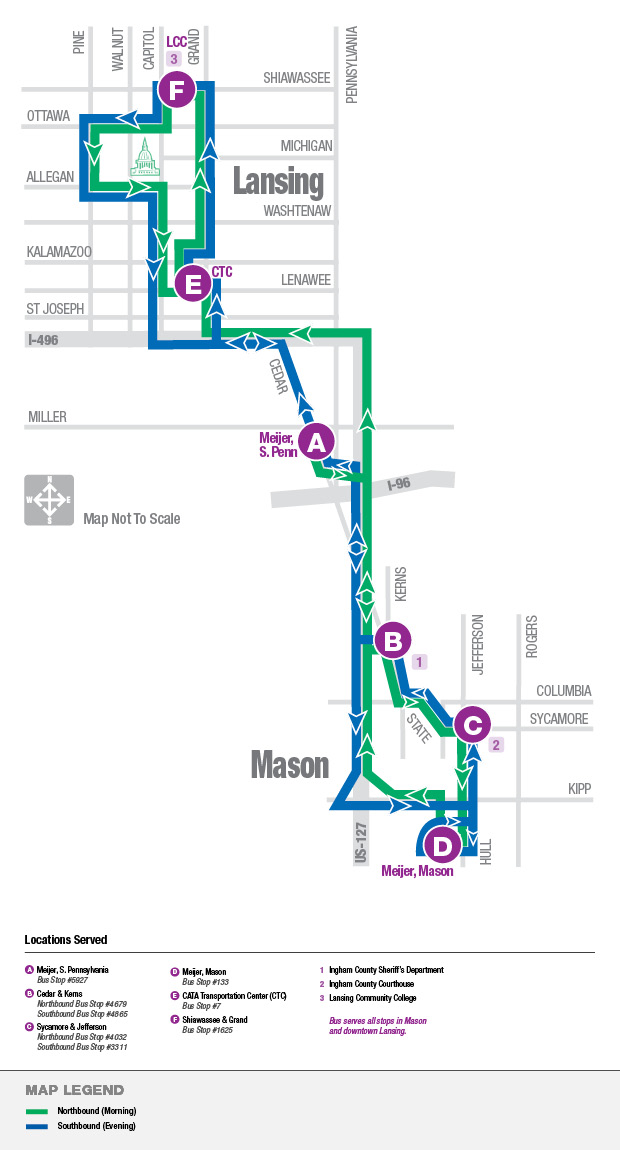 mason limited route map