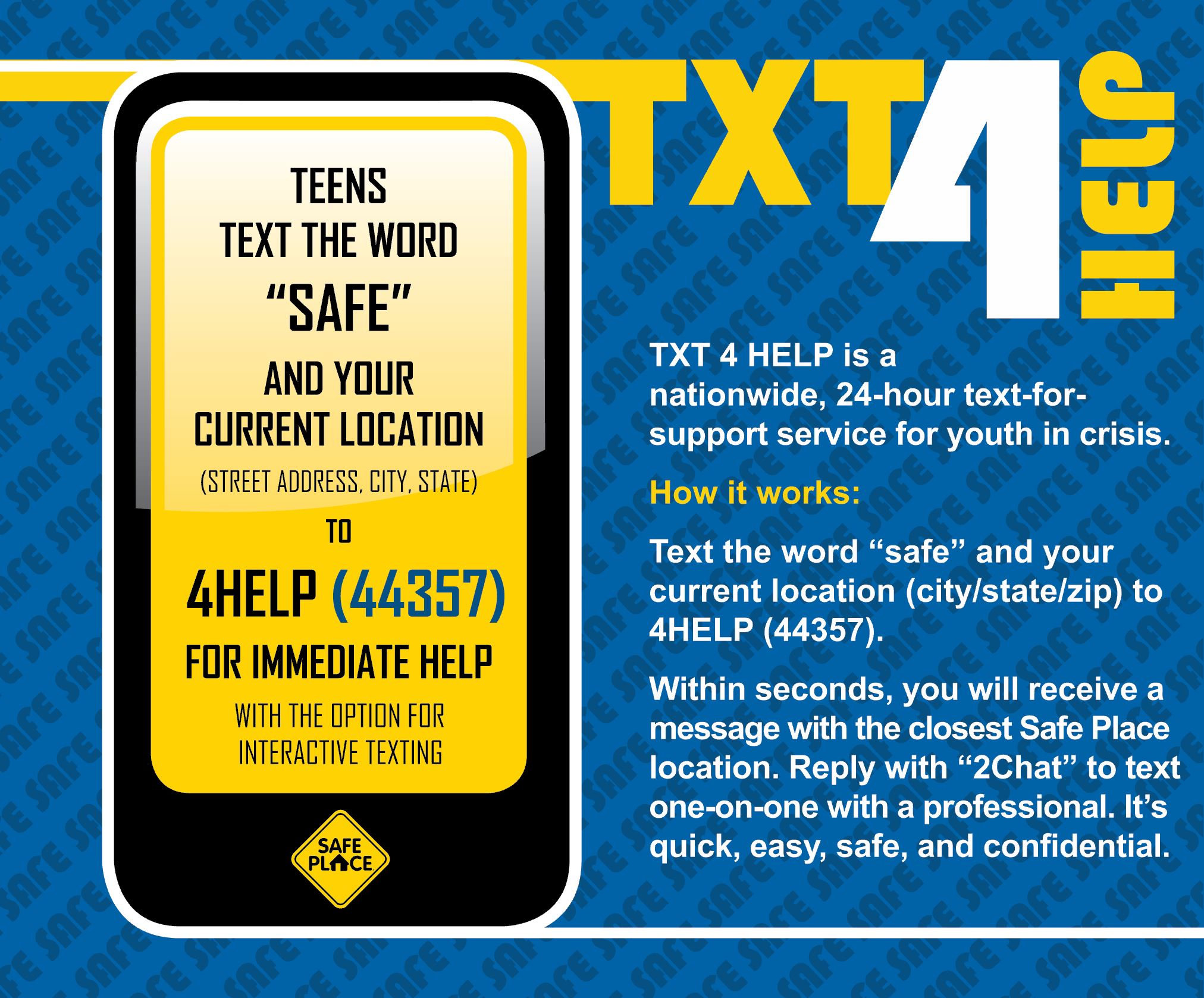 Text 4 Help