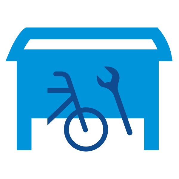 Bike repair station icon